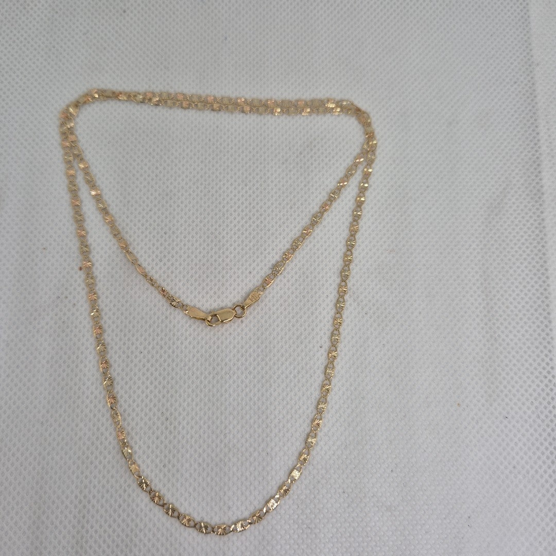 CADENA TEJIDO MARINERO 3.41GR 55 CM (NUEVO)