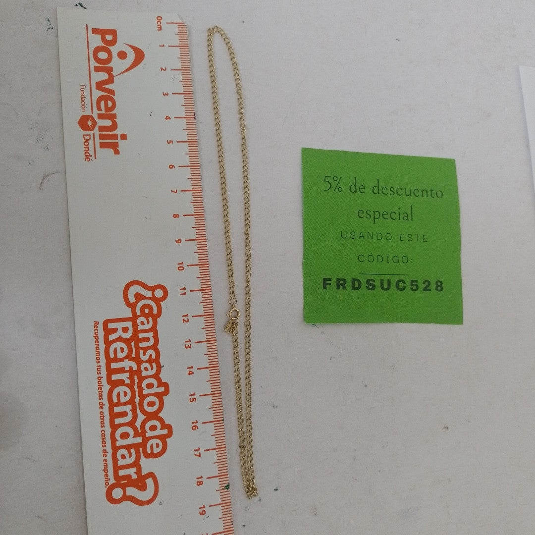 CADENA ORO 14 K 3.3 GRMS (SEMINUEVO)