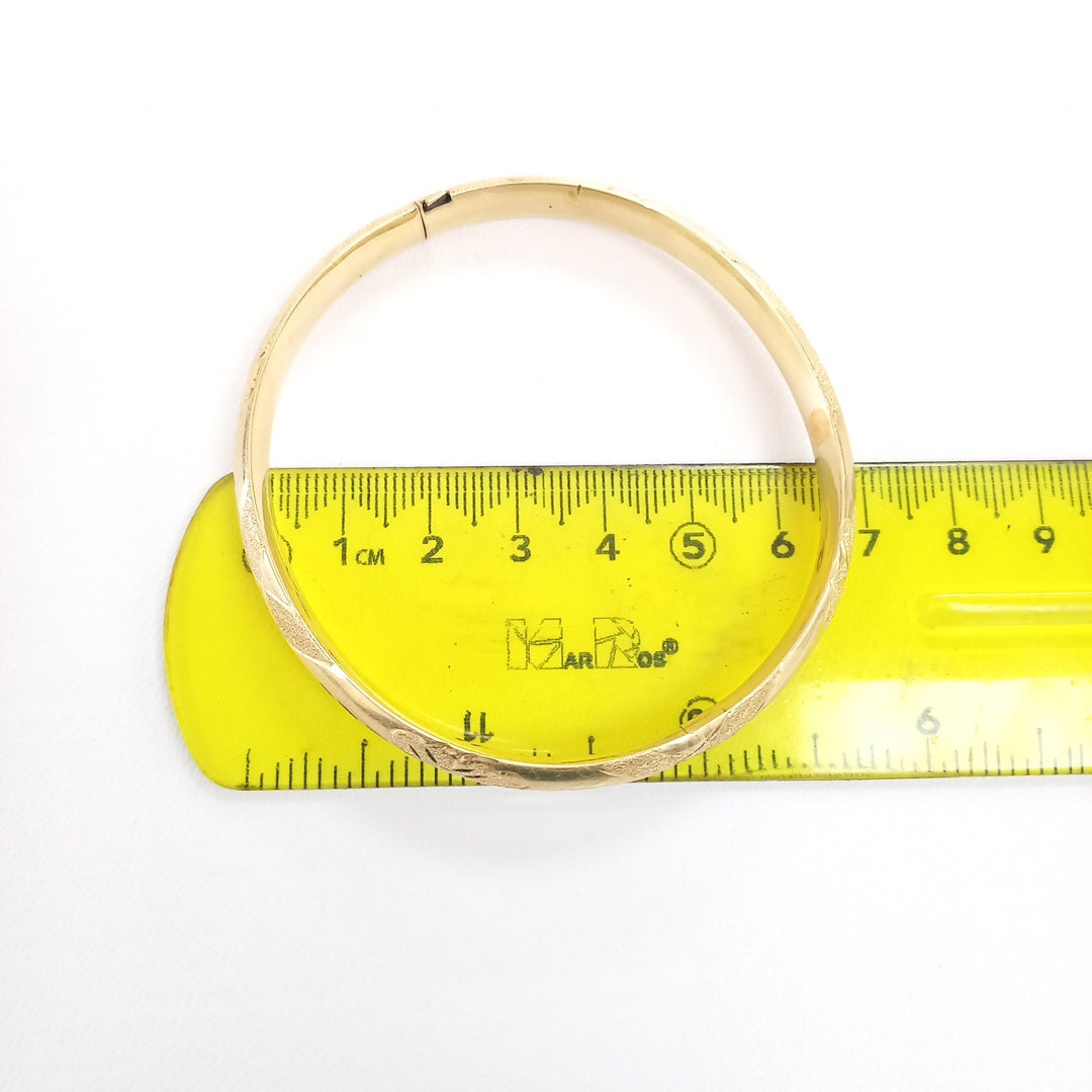 PULSERA RIGIDA ORO 14 K 10.9 GRMS (SEMINUEVO)