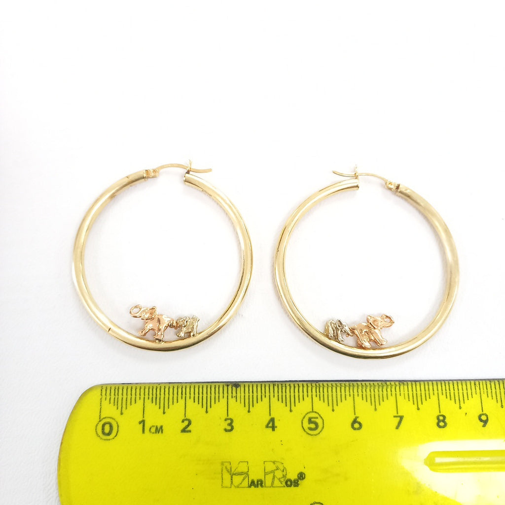 ARRACADAS PAR ORO 14 K 7.3 GRMS (SEMINUEVO)