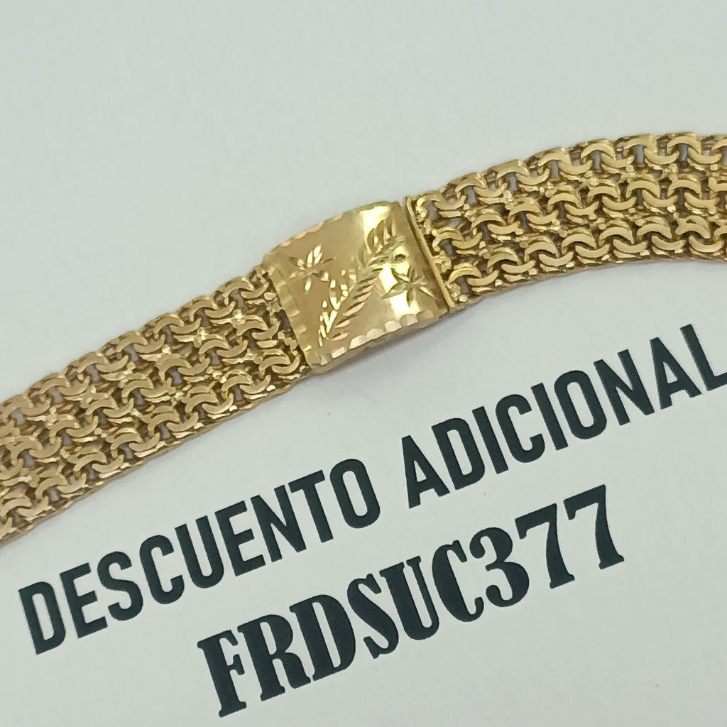 RELOJ CAJA ACERO PULSO ORO ORO 10 K 38.4 GRMS (SEMINUEVO)