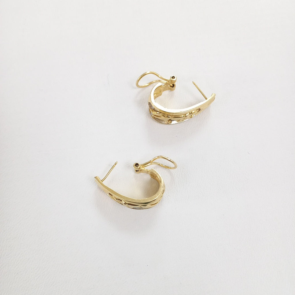 ARETES PAR ORO 14 K 11.5 GRMS (SEMINUEVO)