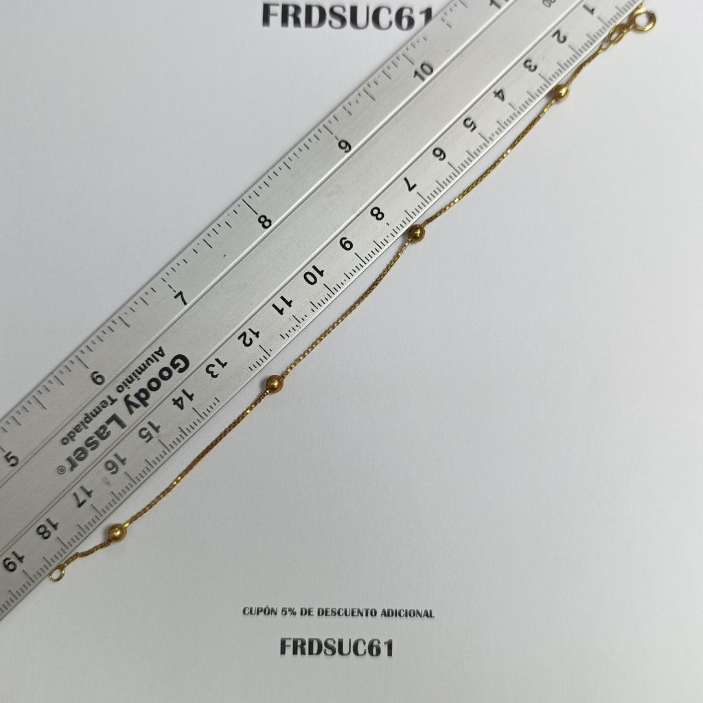PULSERA ORO 14 K 2.1 GRMS (SEMINUEVO)