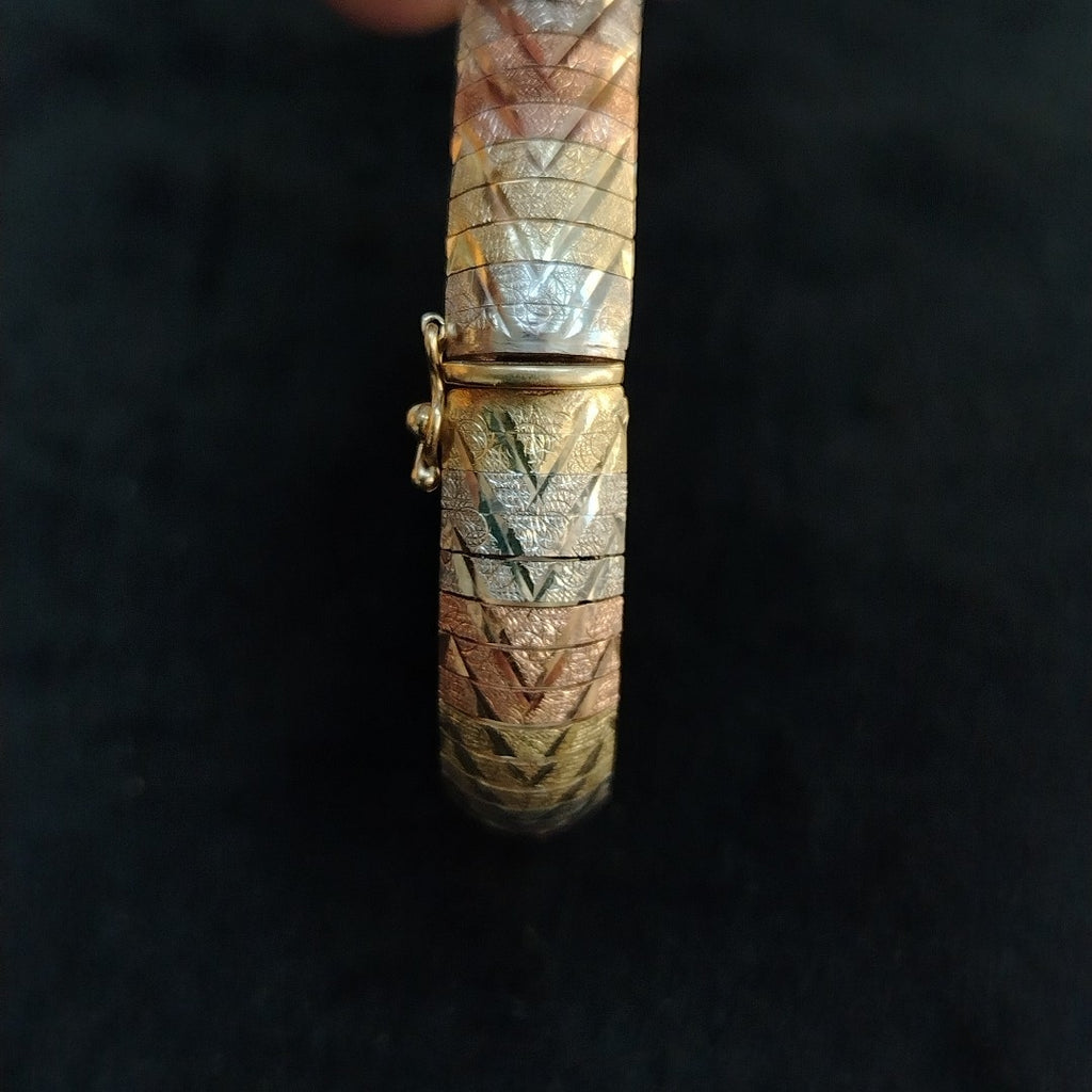 PULSERA ORO, ORO COMBINADO 14 K 19 GRMS (SEMINUEVO)