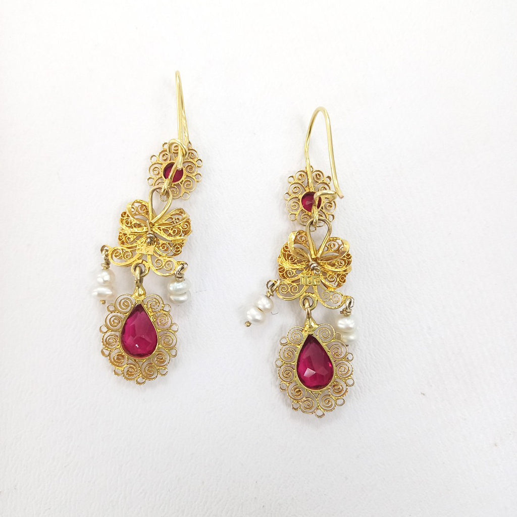 ARETES PAR ORO 10 K 7.6 GRMS (SEMINUEVO)