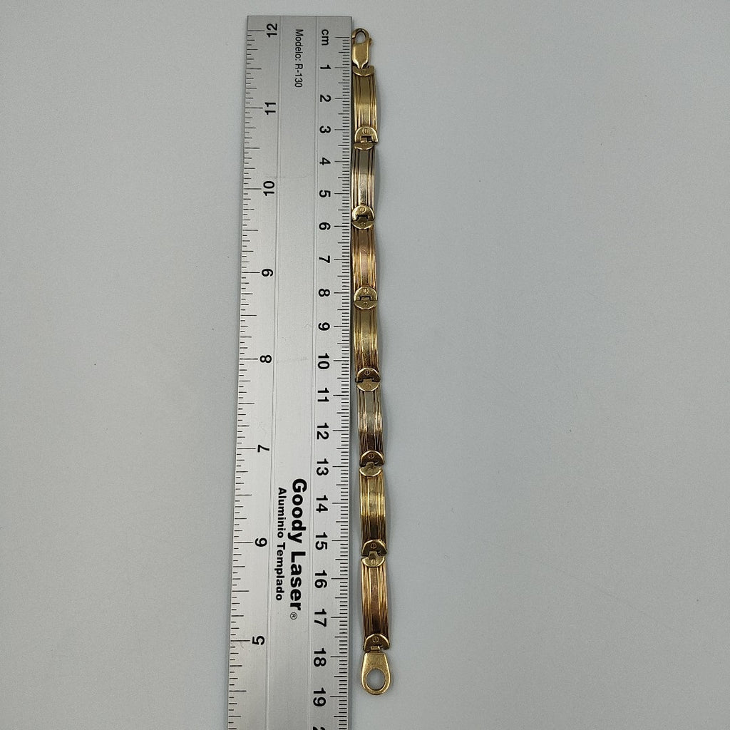 PULSERA ORO, ORO COMBINADO 14 K 14.8 GRMS (SEMINUEVO)