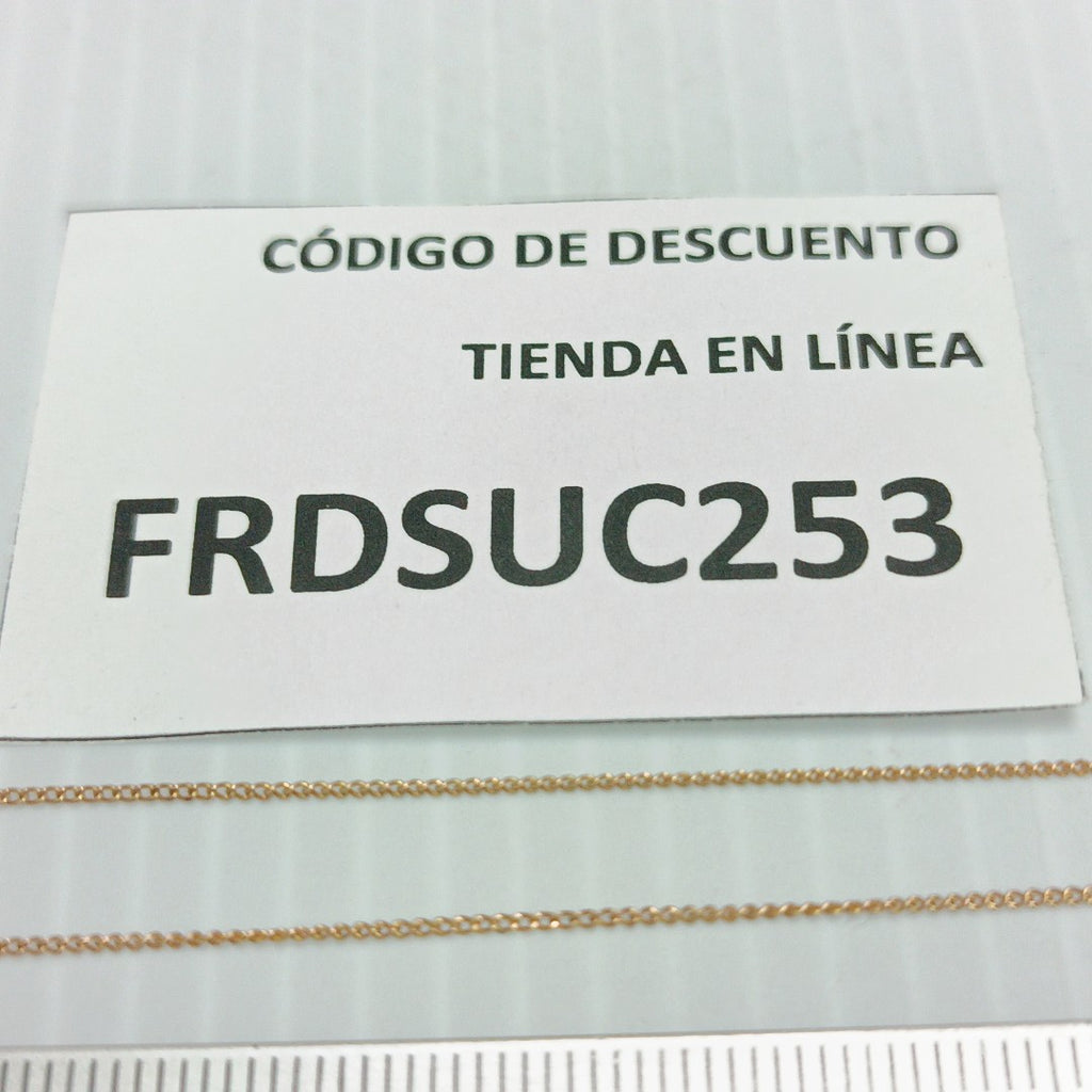 CADENA ORO 10 K 0,90 GRMS (SEMINUEVO)