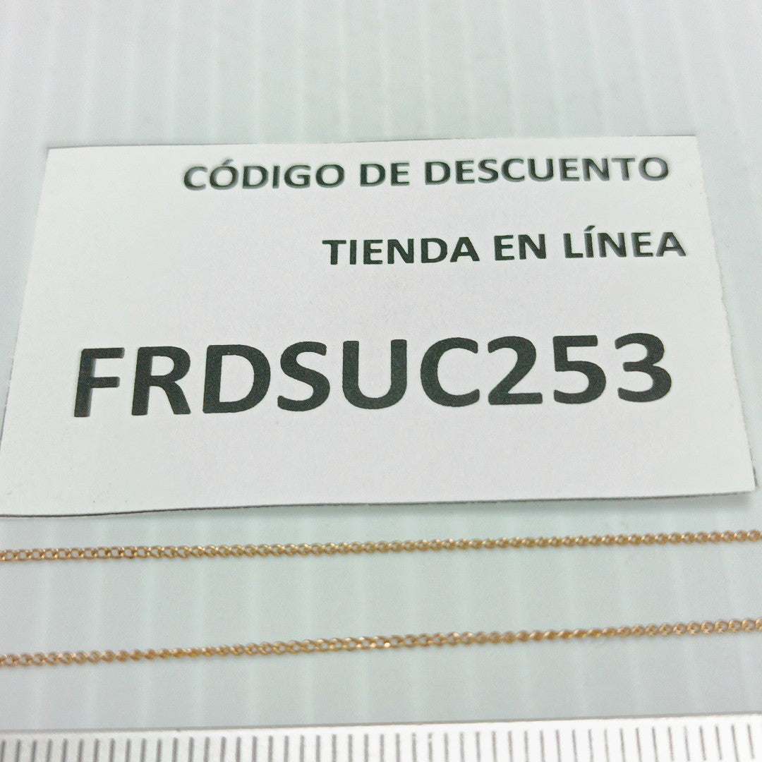 CADENA ORO 10 K 0,90 GRMS (SEMINUEVO)