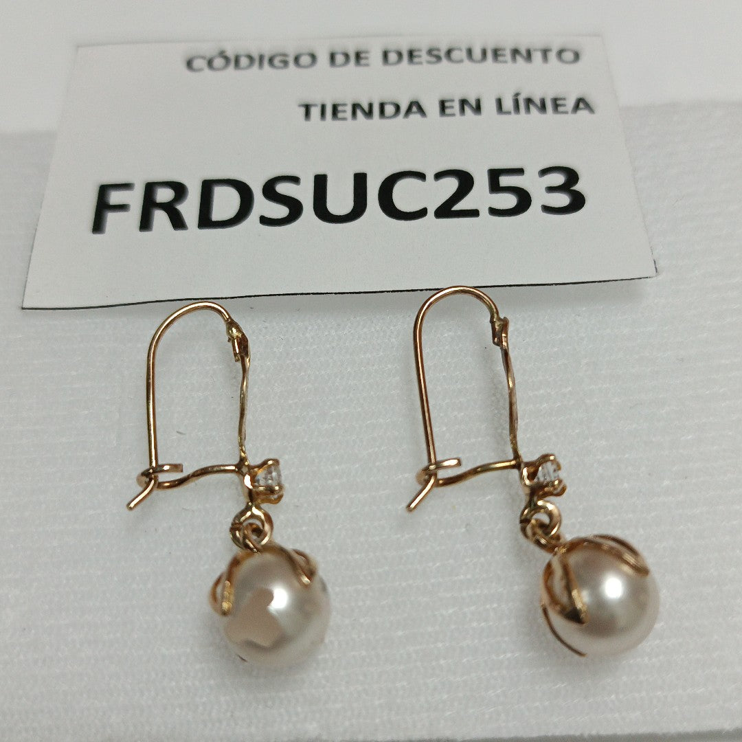 ARETES PAR ORO 8 K 3,00 GRMS (SEMINUEVO)
