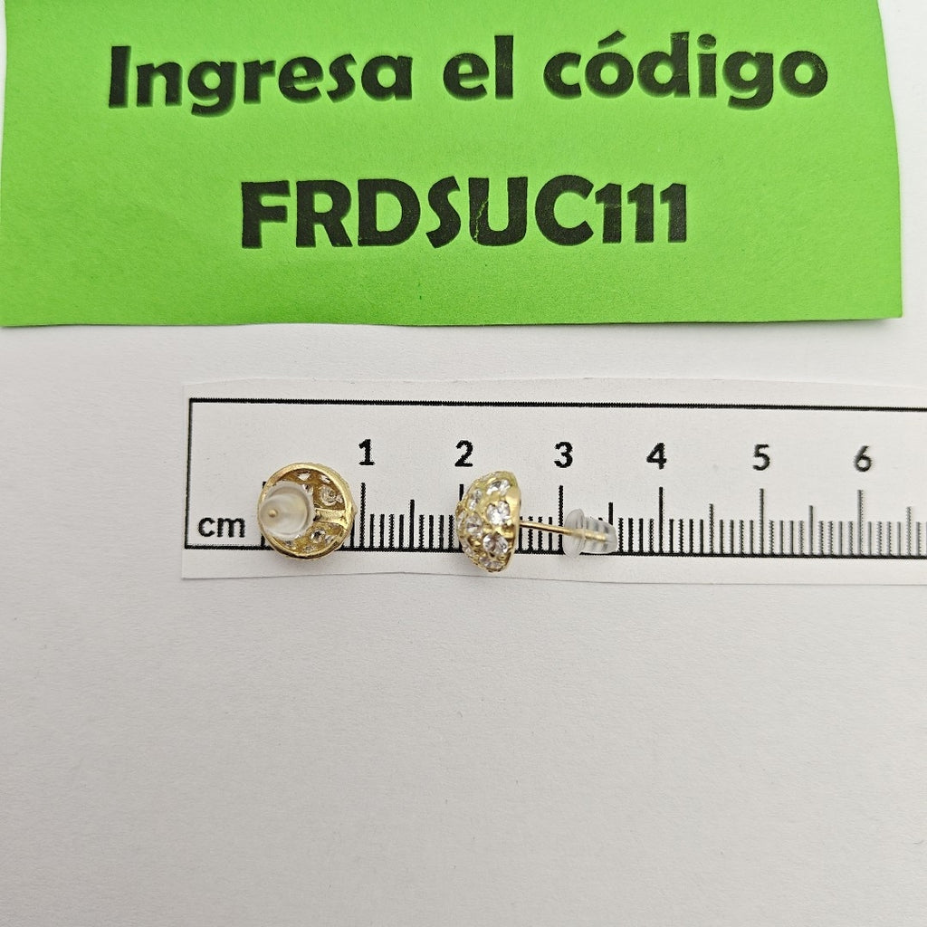 BROQUELES PAR ORO 10 K 2,20 GRMS (SEMINUEVO)