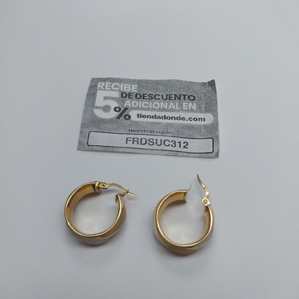 ARRACADAS PAR ORO 10 K 3.9 GRMS (SEMINUEVO)