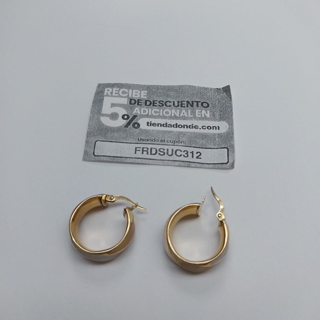 ARRACADAS PAR ORO 10 K 3.9 GRMS (SEMINUEVO)