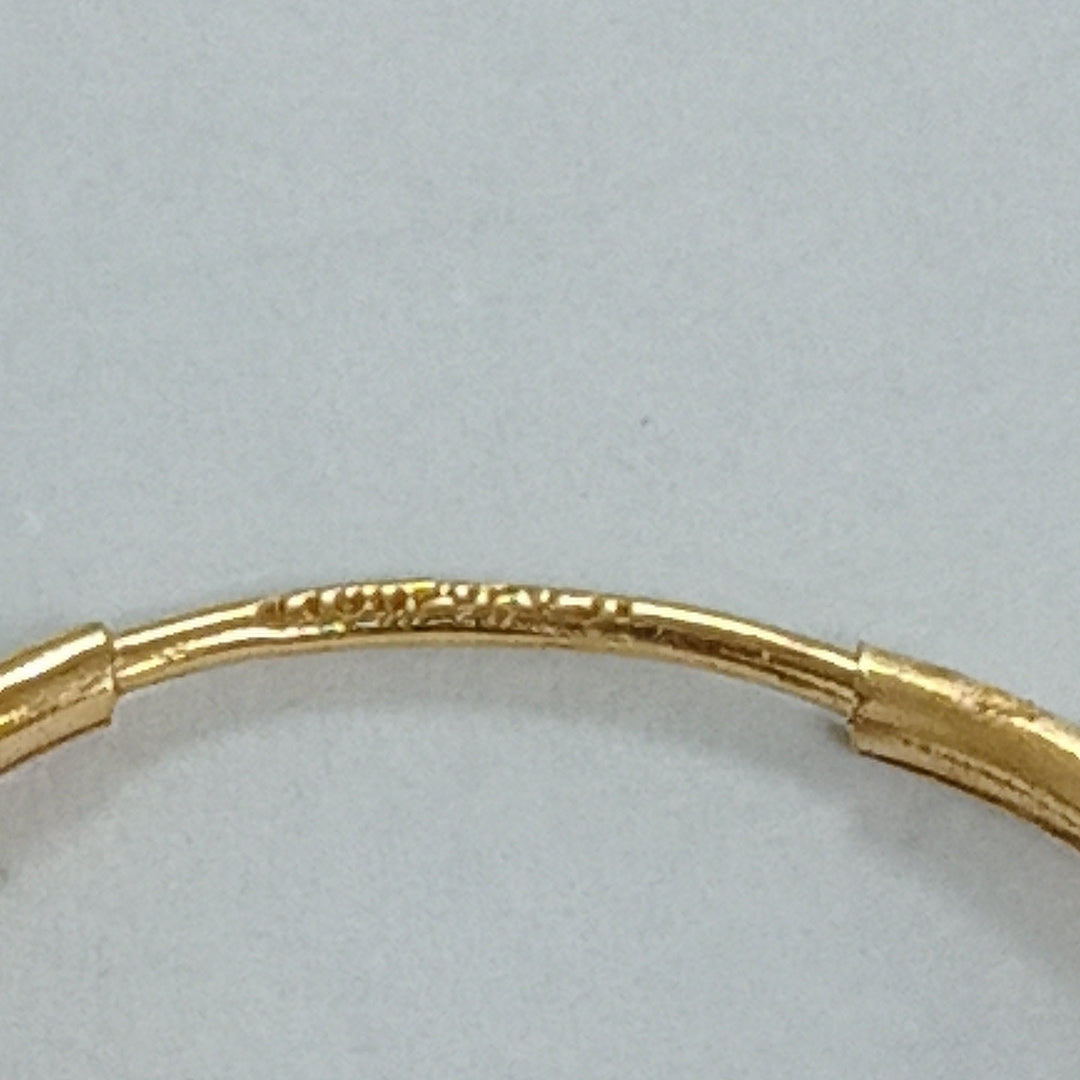 ARRACADAS PAR ORO 14 K 1.7 GRMS (SEMINUEVO)