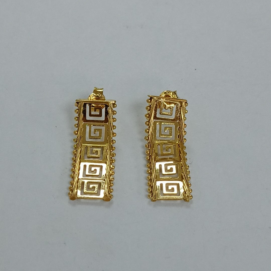 BROQUELES PAR ORO 14 K 3,50 GRMS (SEMINUEVO)