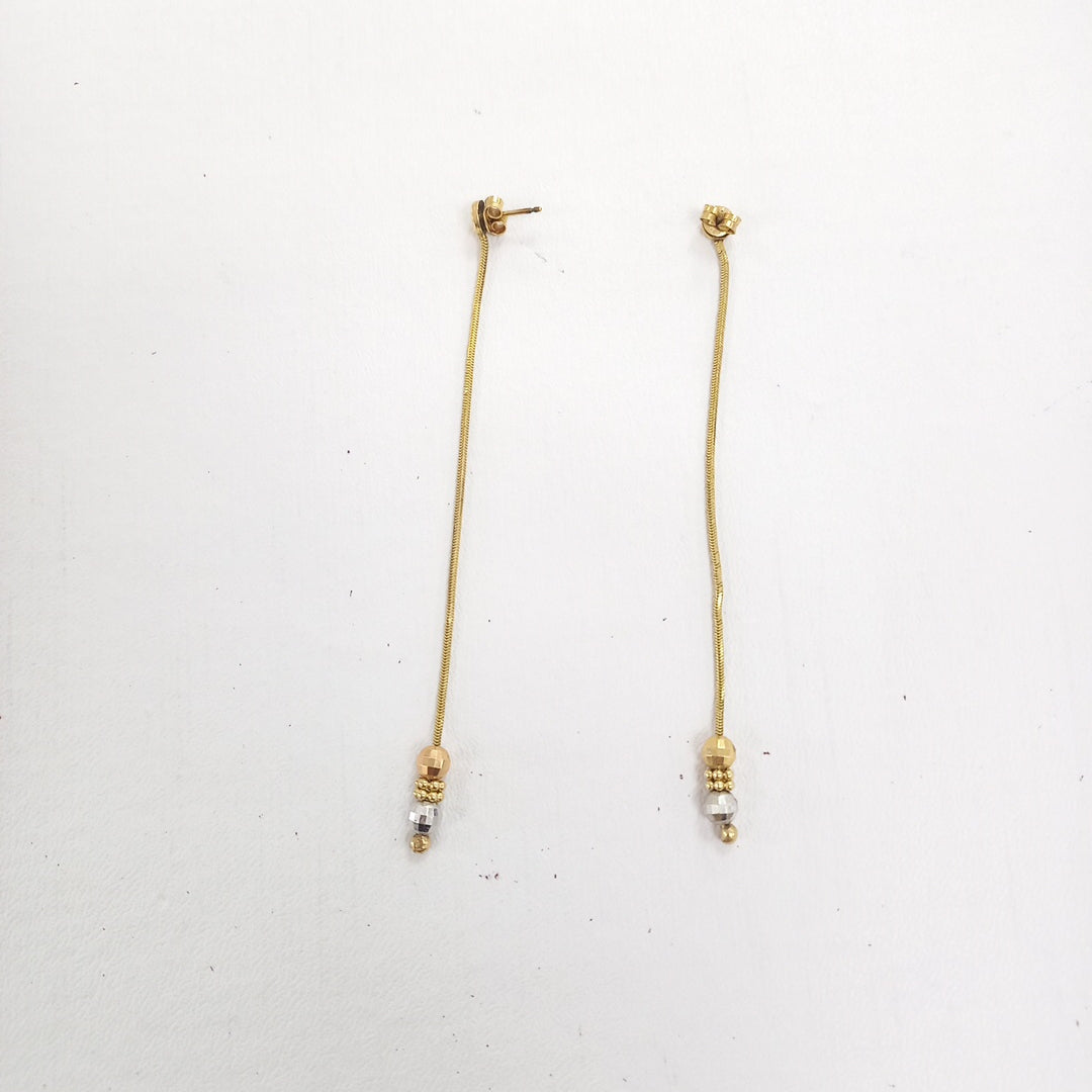 BROQUELES PAR ORO 14 K 3.8 GRMS (SEMINUEVO)