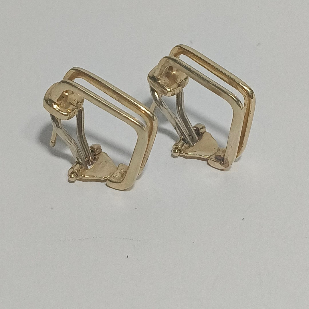 ARRACADAS PAR ORO 14 K 5.6 GRMS (SEMINUEVO)