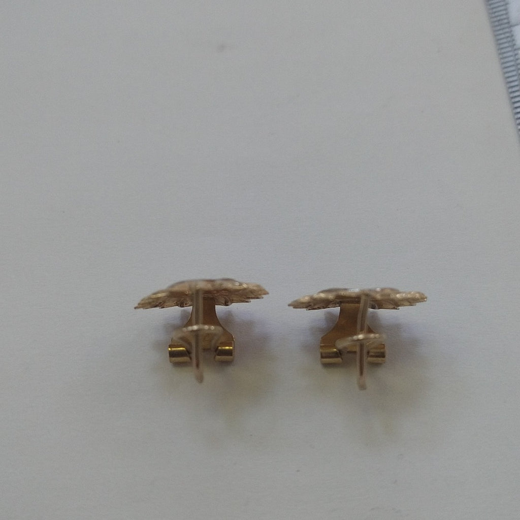 ARETES PAR ORO COMBINADO 10 K 1.9 GRMS (SEMINUEVO)