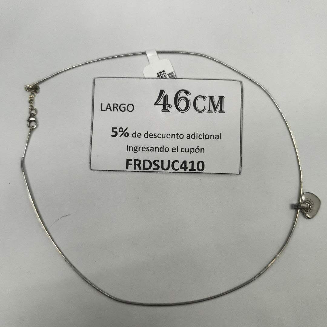 GARGANTILLA ORO BLANCO 14 K 6.3 GRMS (SEMINUEVO)