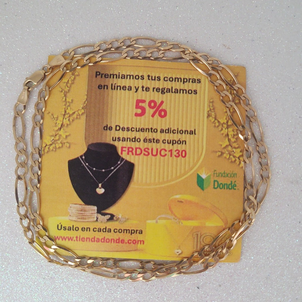 CADENA ORO 14 K 11.8 GRMS (SEMINUEVO)