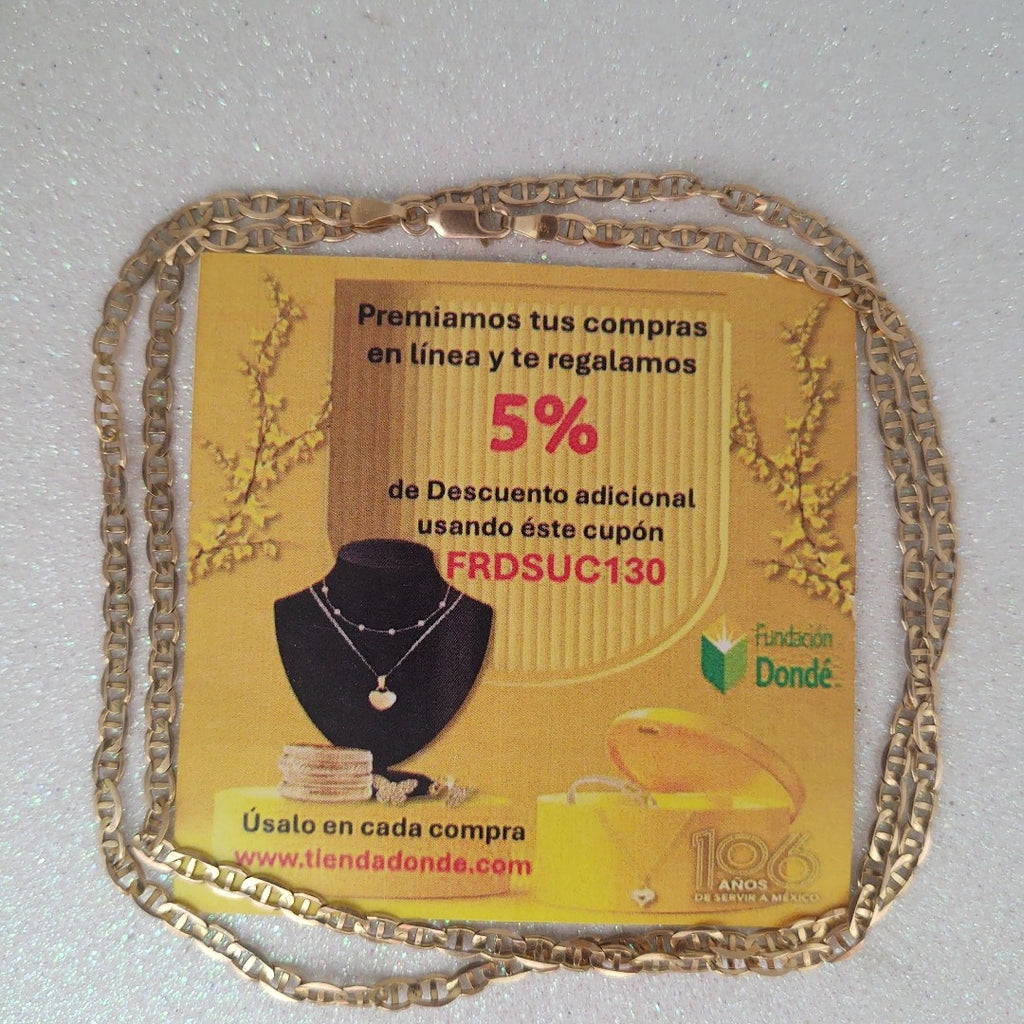 CADENA ORO 14 K 9.1 GRMS (SEMINUEVO)