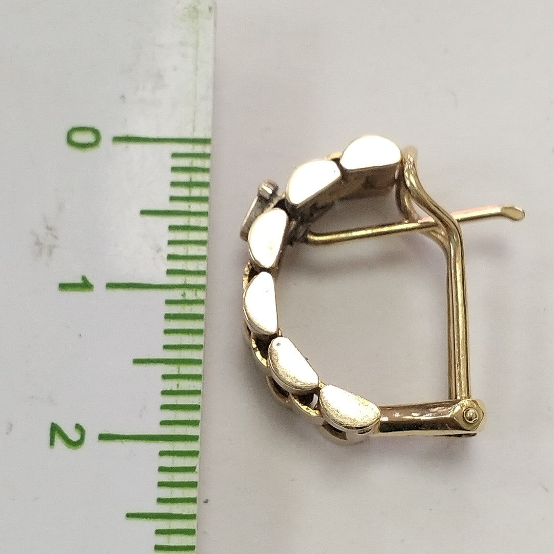 ARETES PAR ORO 14 K 10.3 GRMS (SEMINUEVO)
