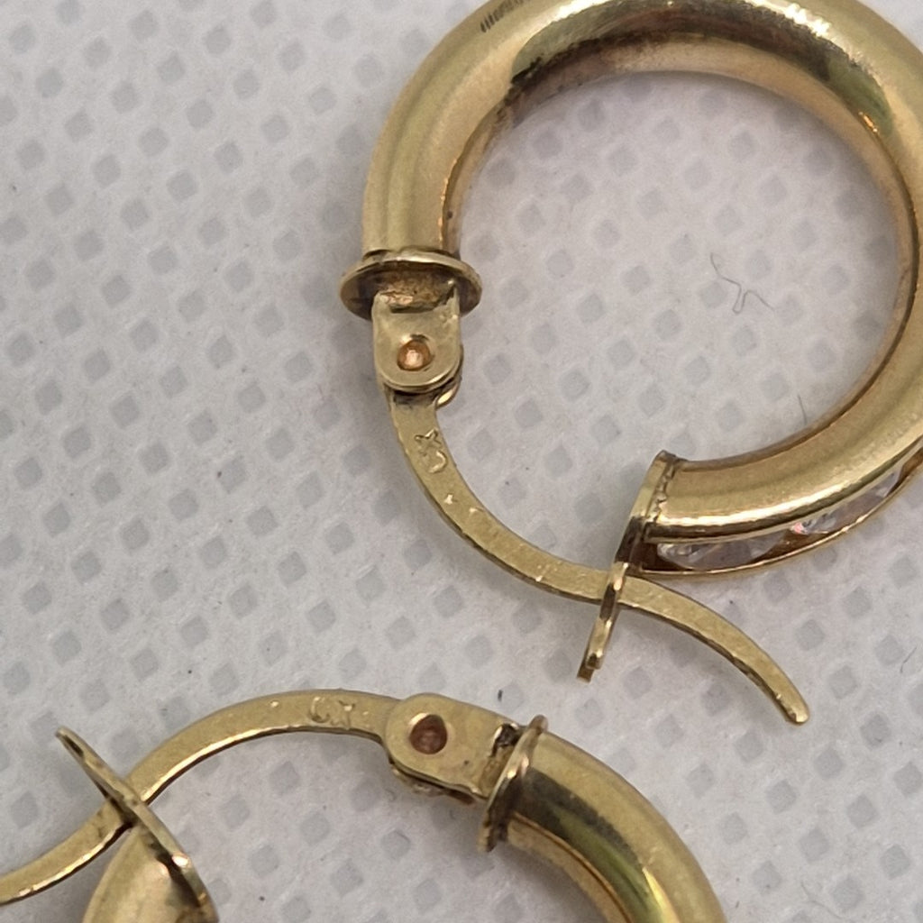 ARRACADAS PAR ORO 14 K 2.6 GRMS (SEMINUEVO)