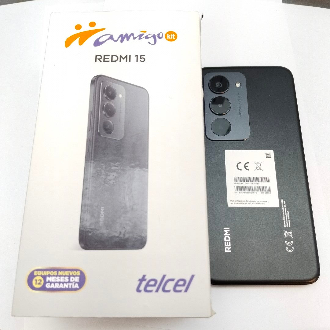 CELULAR XIAOMI REDMI 15 25062RN2DL (2025) 256 GB 8 GB RAM (SEMINUEVO)