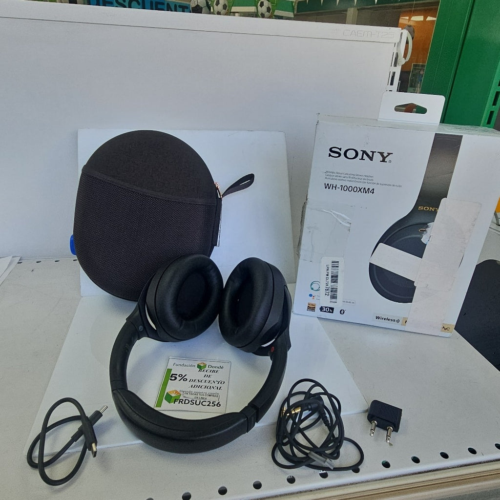 AUDIFONOS SONY WH-1000XM4 INALAMBRICO OVER EAR (SEMINUEVO)