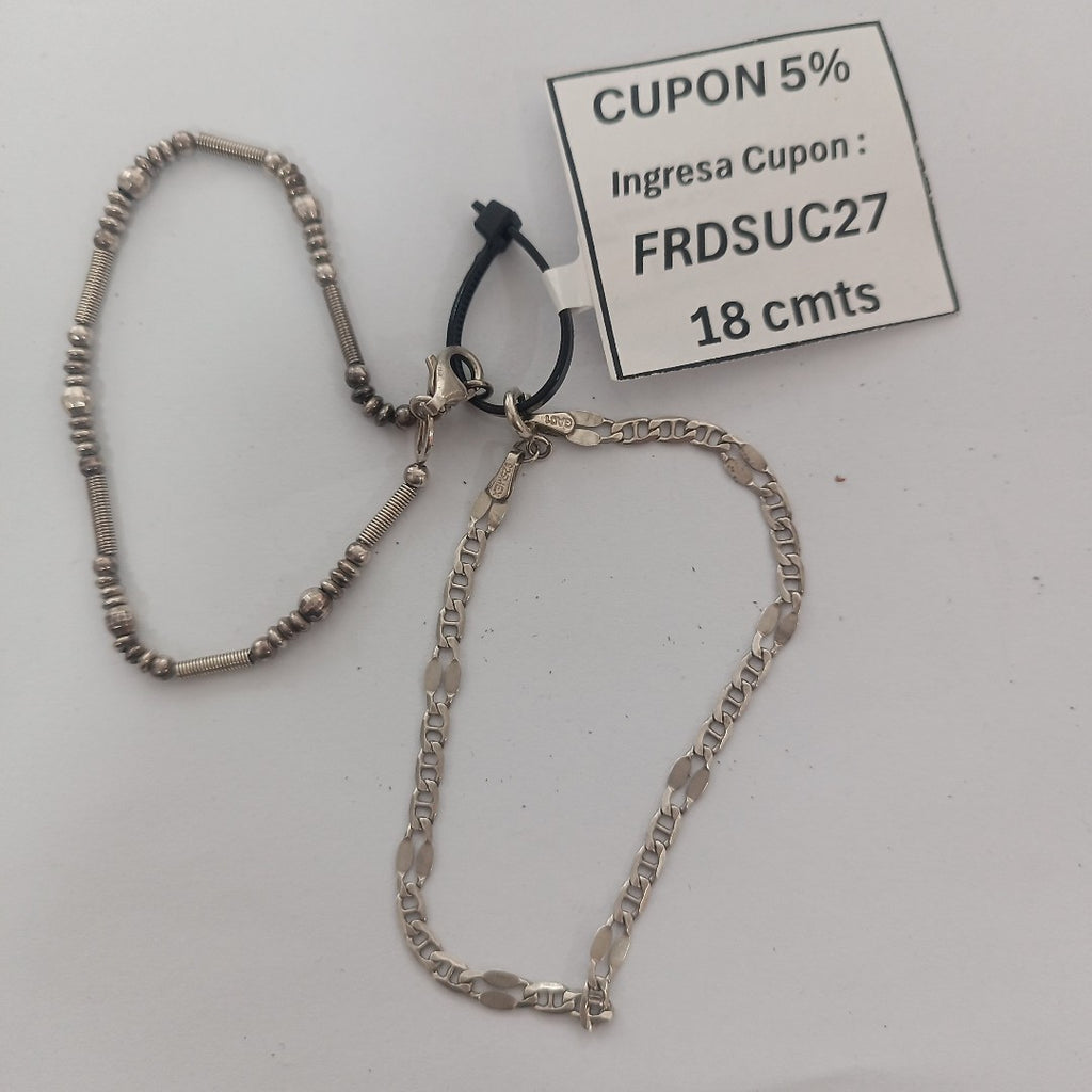 PULSERA PLATA 7,80 GRMS (SEMINUEVO)