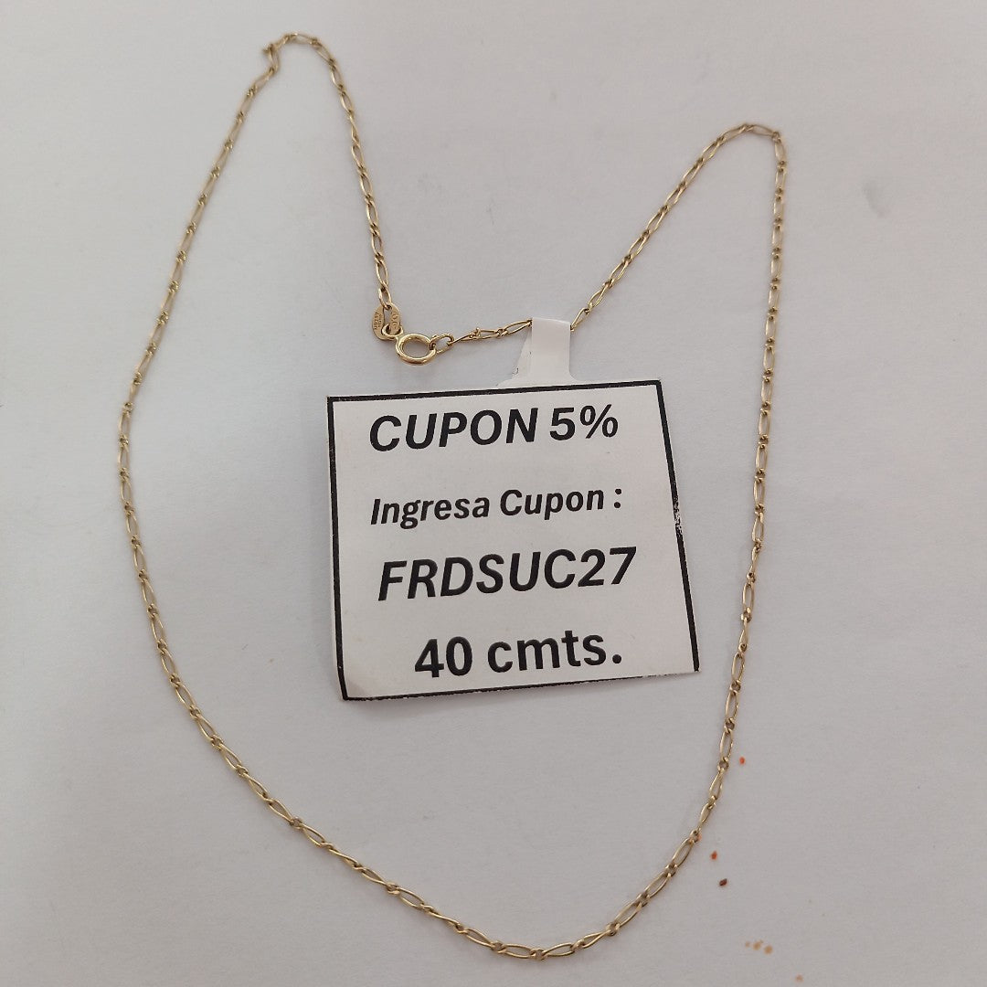 CADENA ORO 10 K 1.7 GRMS (SEMINUEVO)
