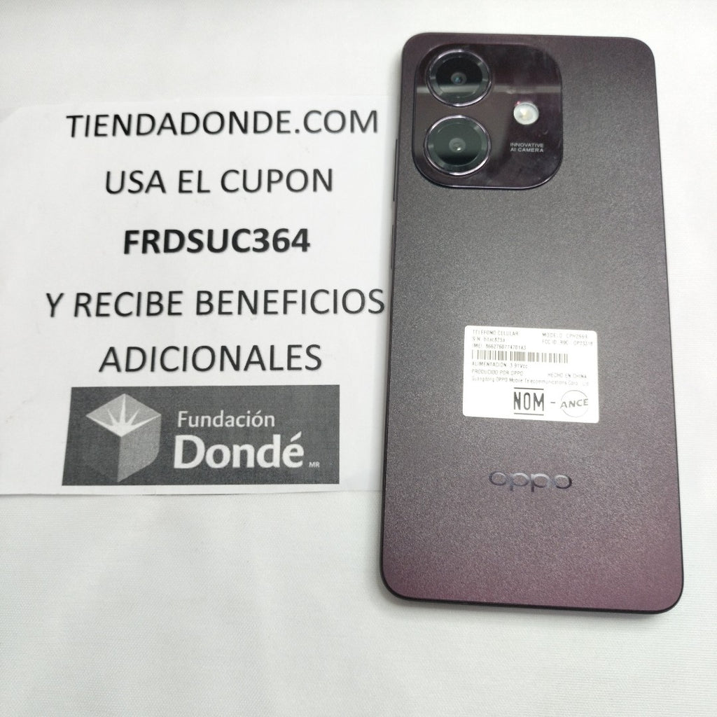 CELULAR OPPO  A40 CPH2669 (2024) 256 GB 4 GB RAM (SEMINUEVO)