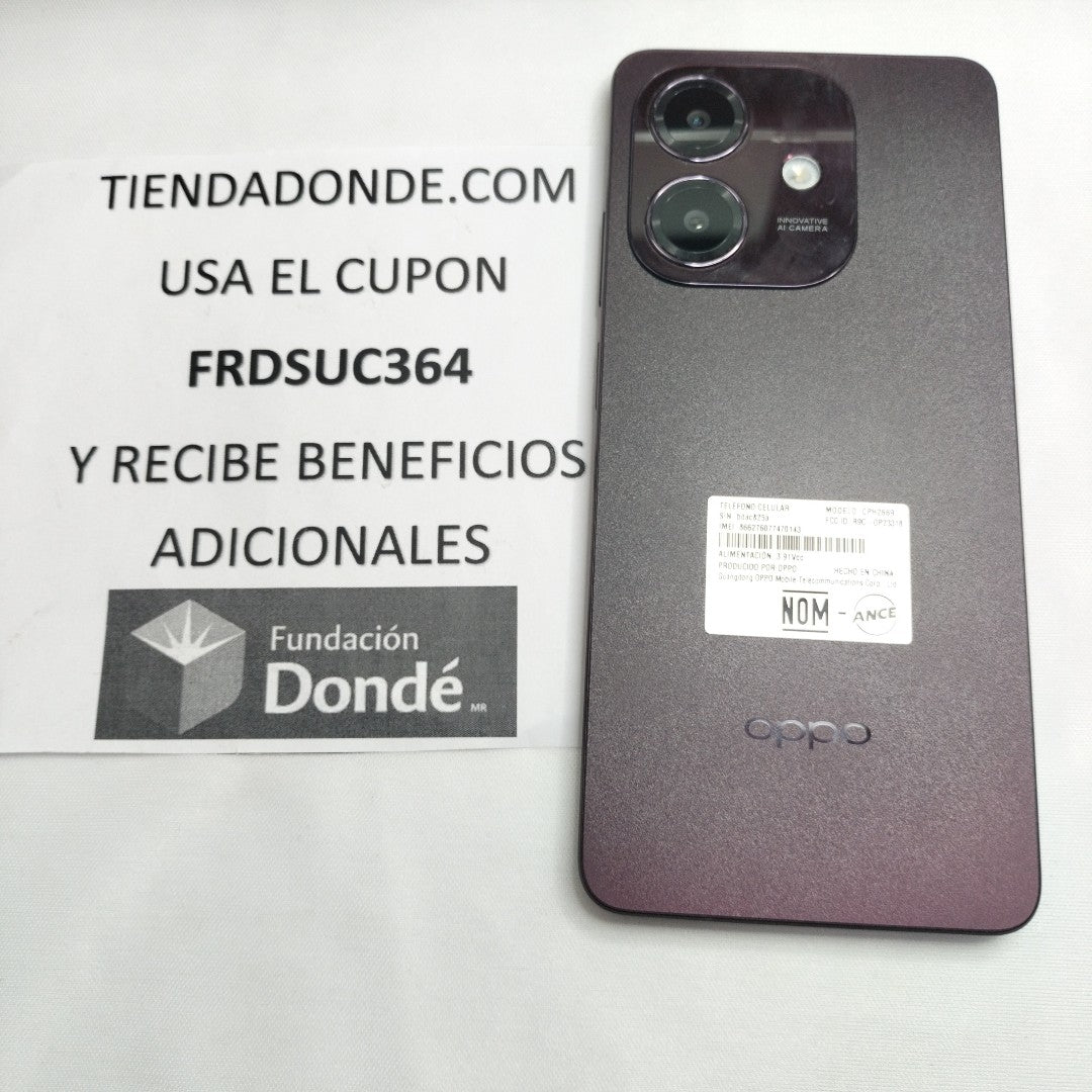 CELULAR OPPO  A40 CPH2669 (2024) 256 GB 4 GB RAM (SEMINUEVO)