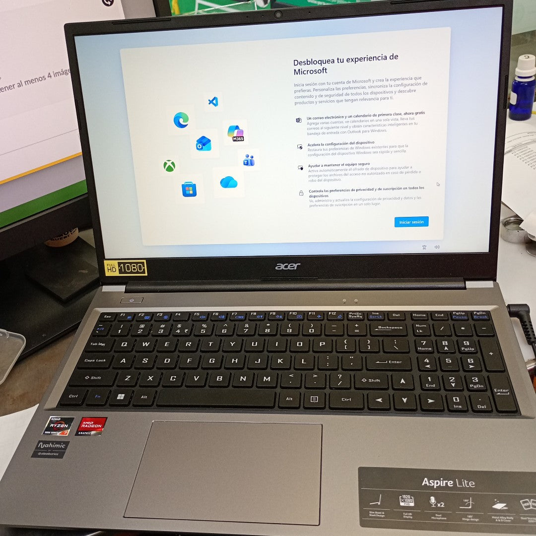 LAPTOP ACER ASPIRE LITE AL15-41 (2024) 512 GB SSD 16 GB RAM (SEMINUEVO)