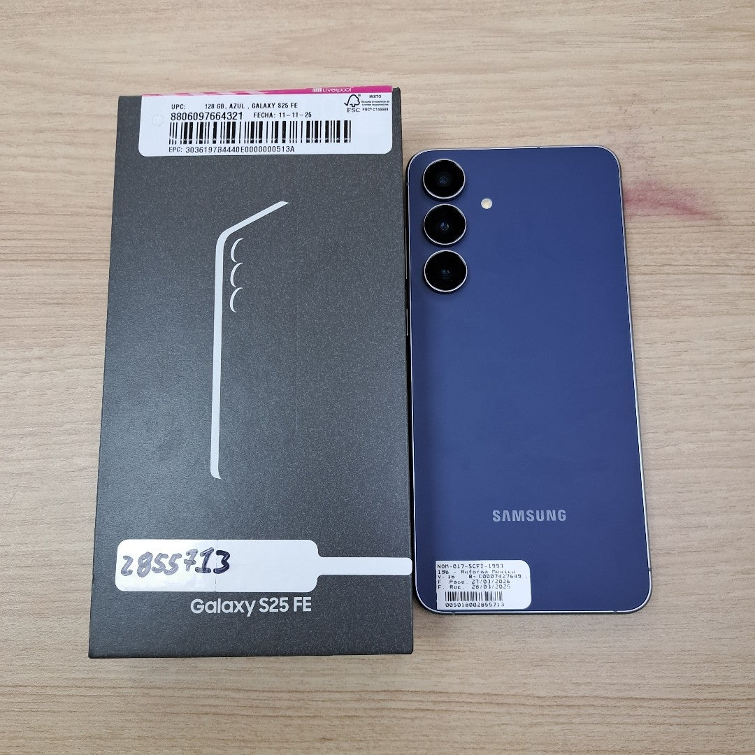 CELULAR SAMSUNG GALAXY S25 FE SM-S731B (2025) 128 GB 8 GB RAM (SEMINUEVO)