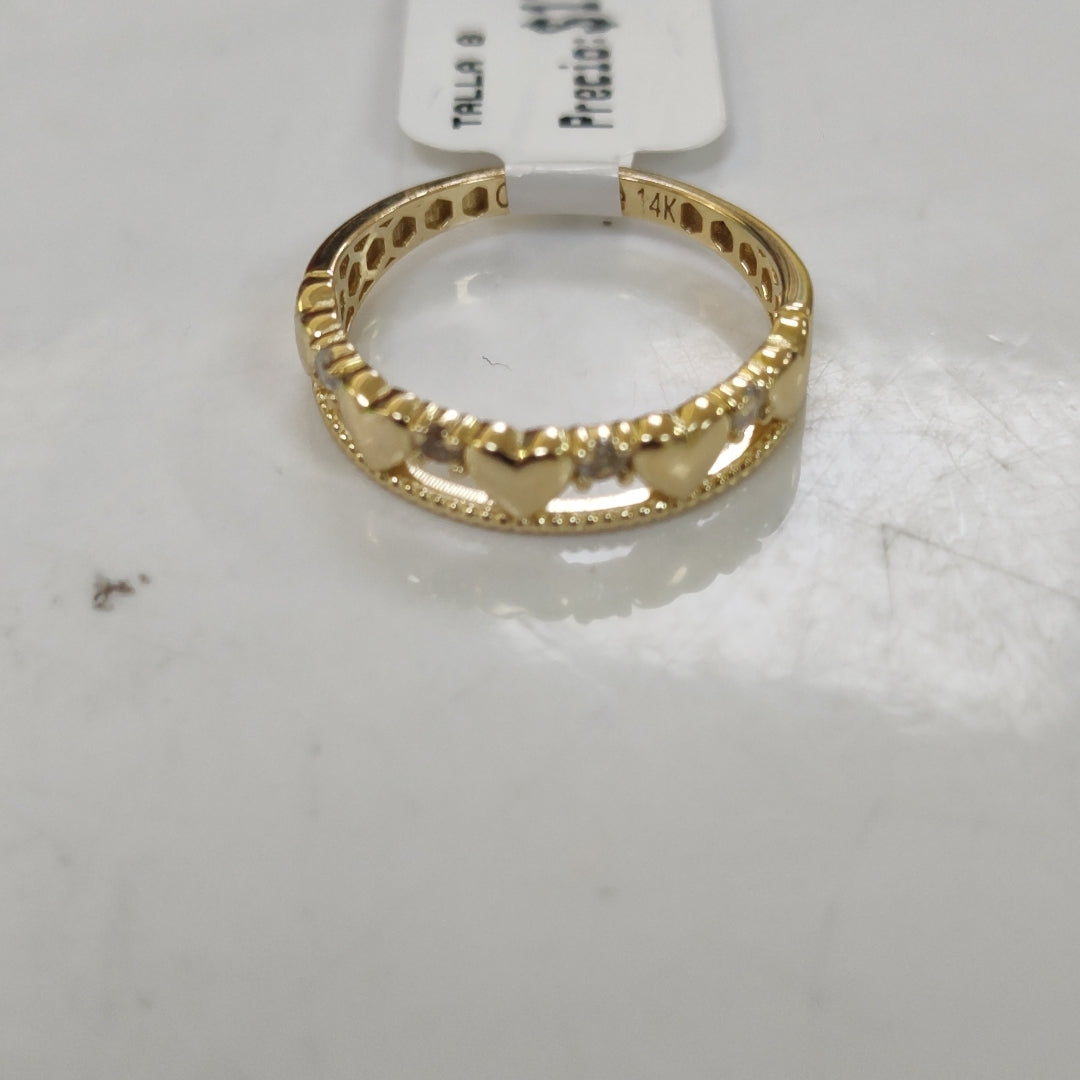 ANILLOS DAMA ORO 14K 2 (NUEVO)