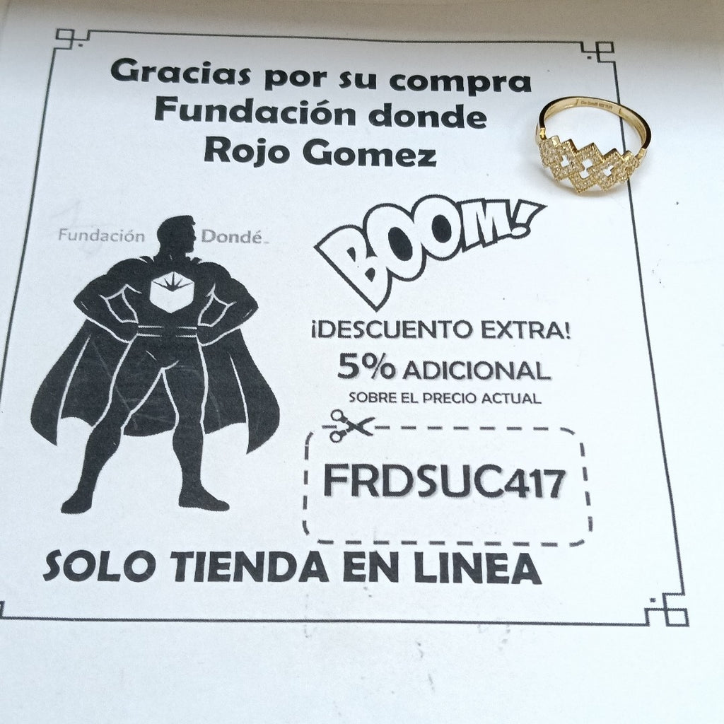 ANILLOS DAMA ORO 10K 1.5 (NUEVO)