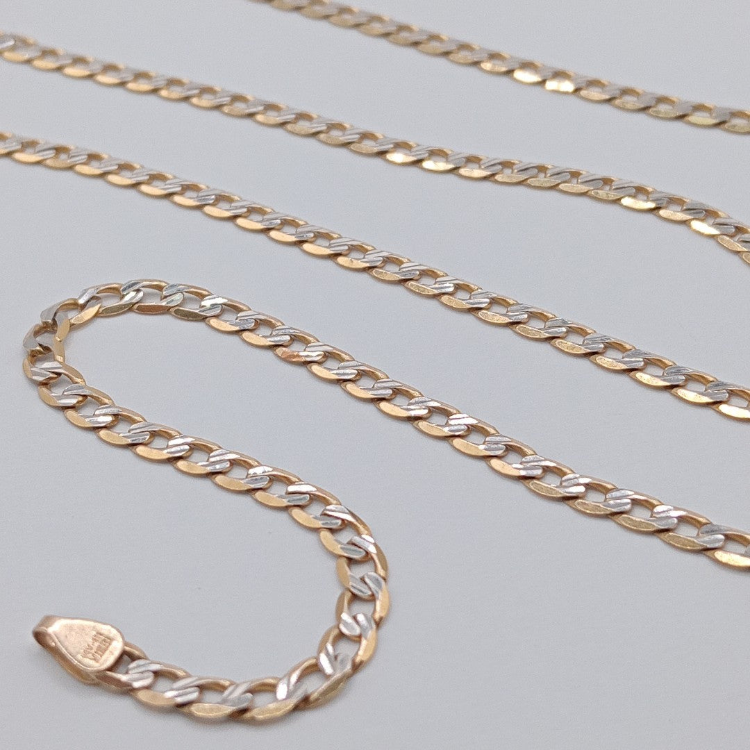CADENA ORO,RODIADO 14 K 10,30 GRMS (SEMINUEVO)