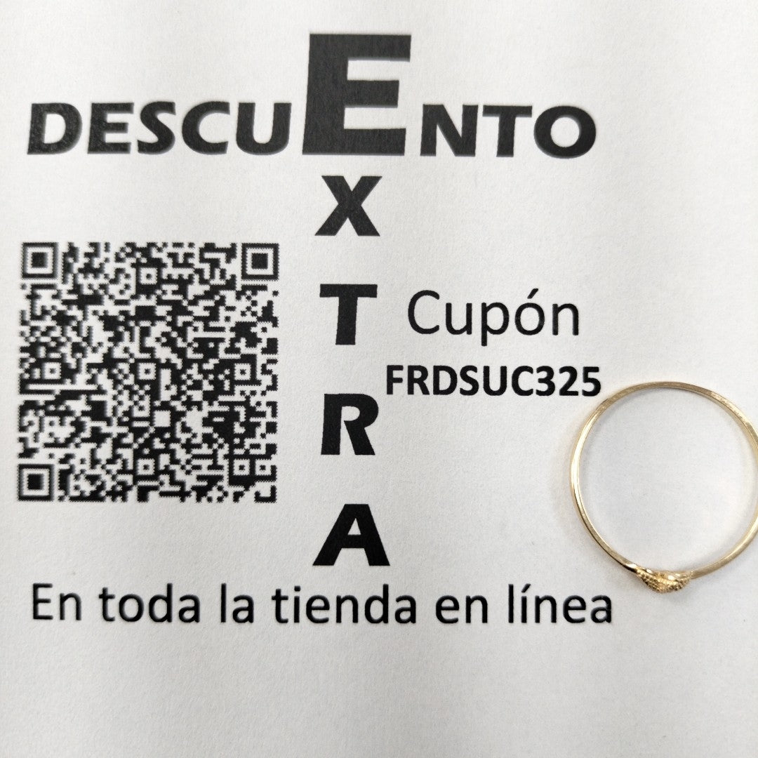 ANILLOS DAMA ORO 14K 0.8 (NUEVO)