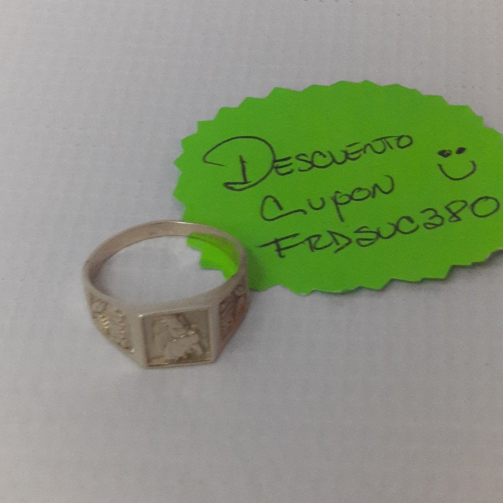 ANILLO, ANILLO CONMEMORATIVO ORO 10 K 7.3 GRMS (SEMINUEVO)