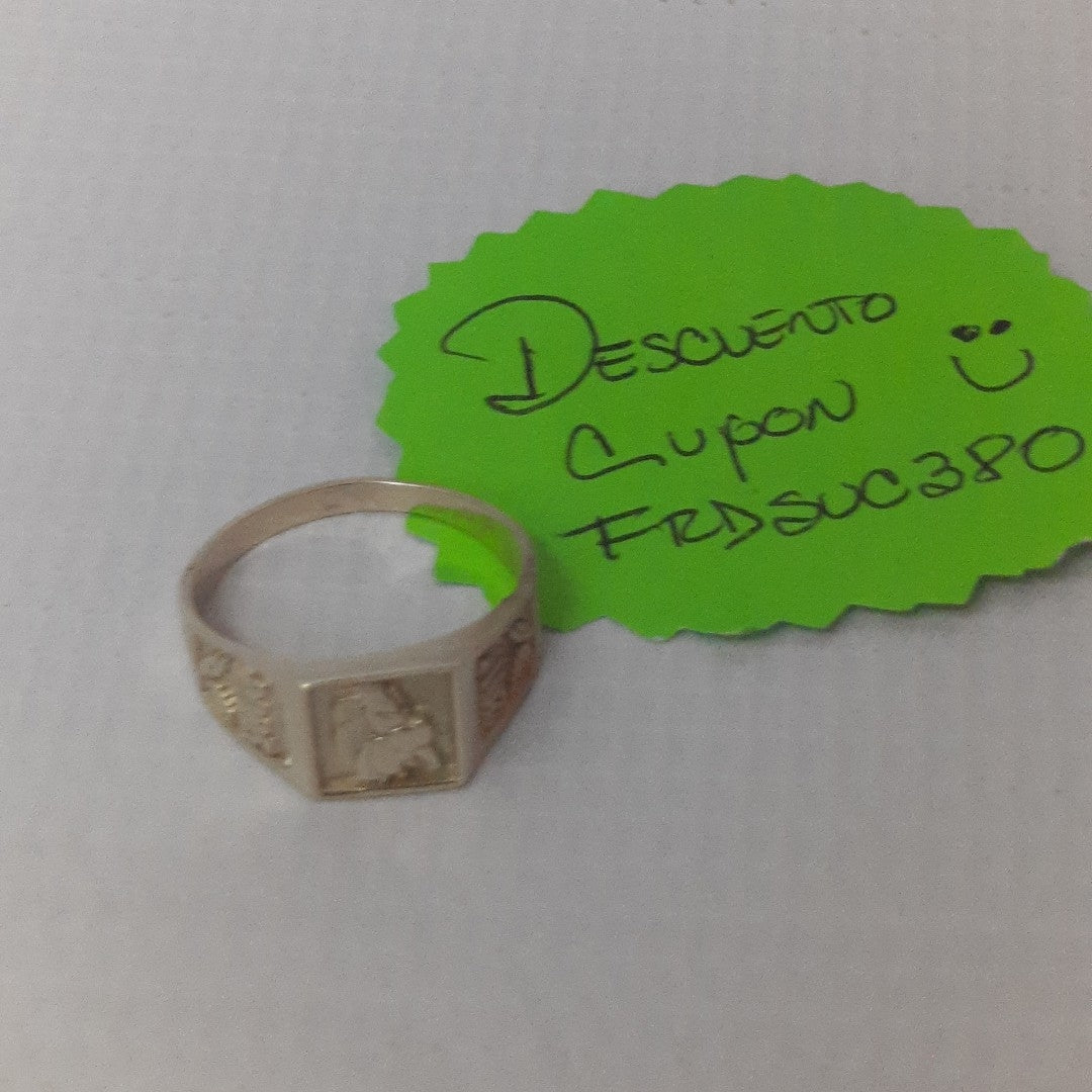ANILLO, ANILLO CONMEMORATIVO ORO 10 K 7.3 GRMS (SEMINUEVO)