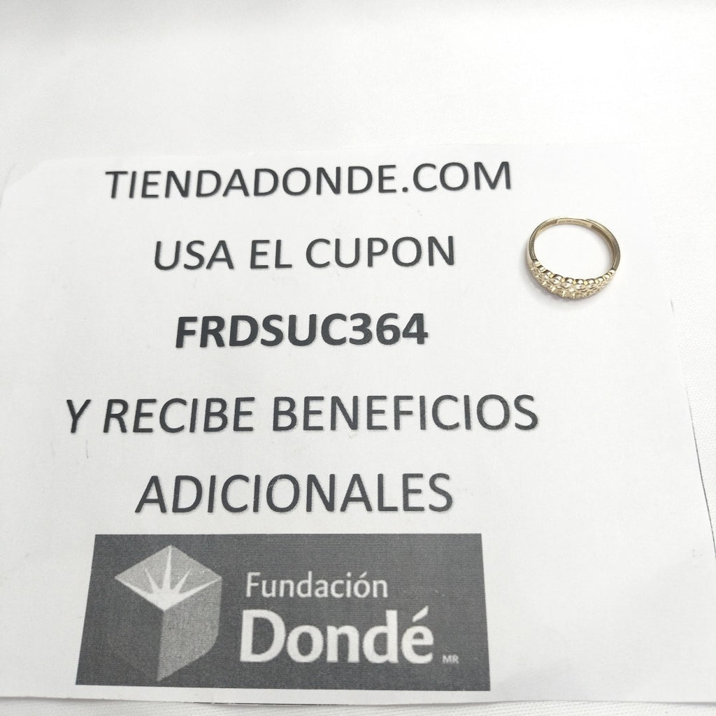 ANILLOS DAMA ORO 10K 1.2 (NUEVO)
