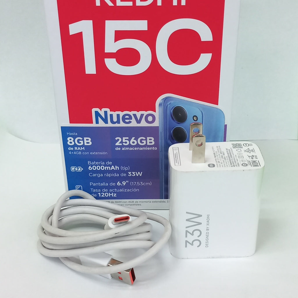 CELULAR XIAOMI REDMI 15C 25078RA3EL (2025) 256 GB 4 GB RAM (SEMINUEVO)