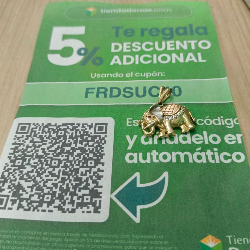 DIJE ORO COMBINADO 14 K 5,70 GRMS (SEMINUEVO)
