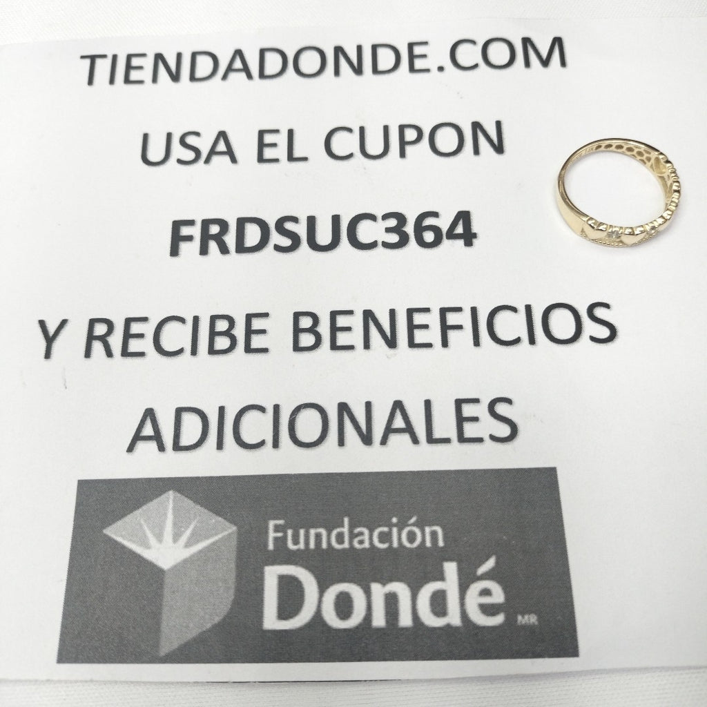 ANILLOS DAMA ORO 14K 1.9 (NUEVO)