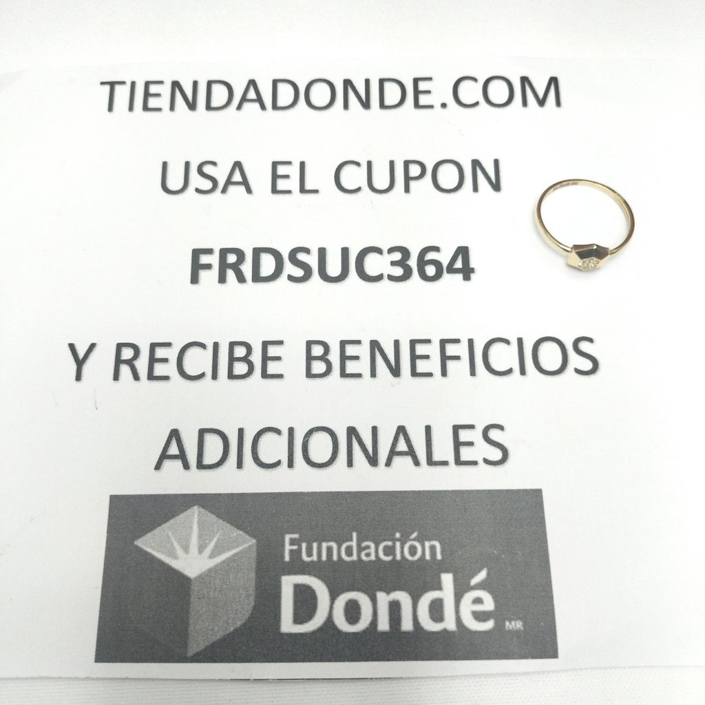 ANILLOS DAMA ORO 14K 1.1 (NUEVO)