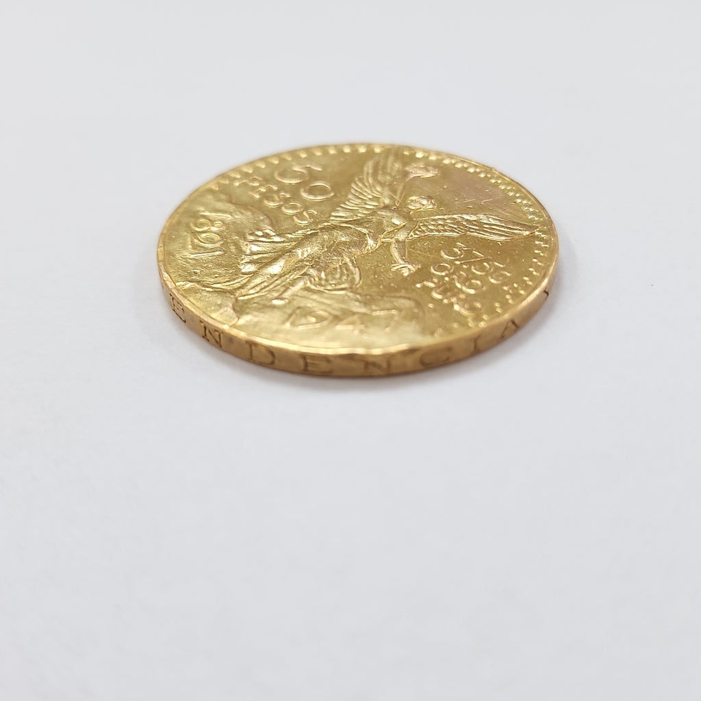 K1 41.6 GRMS 21 K IDENTIFICACIÓN MONEDA NOMINATIVA MONEDAS PESOS 50 PESO (SEMINUEVO)
