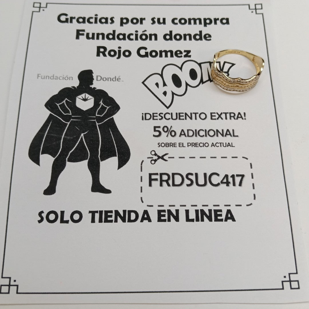ANILLOS DAMA ORO 10K 2.2 (NUEVO)