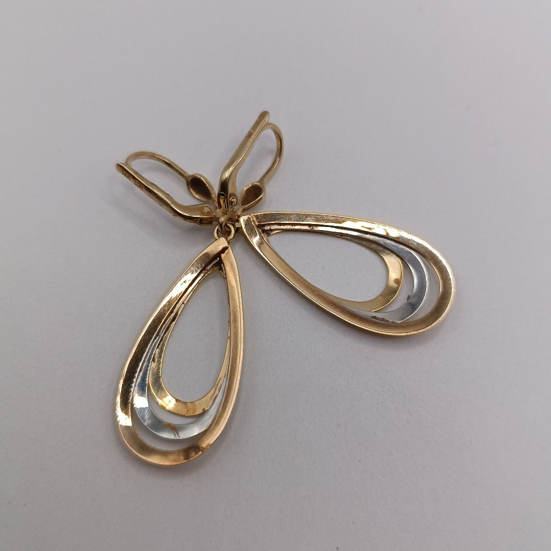 ARETES PAR ORO 14 K 3,40 GRMS (SEMINUEVO)