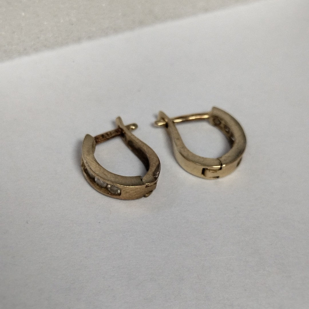 ARRACADAS PAR ORO 10 K 1,20 GRMS (SEMINUEVO)