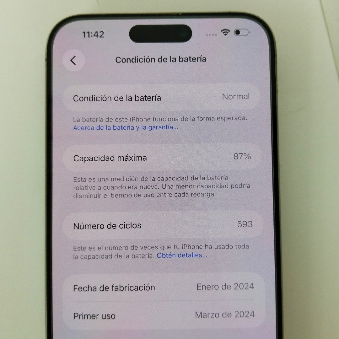 CELULAR APPLE IPHONE 15 PRO MAX A3105 (2023) 256 GB 8 GB RAM (SEMINUEVO)